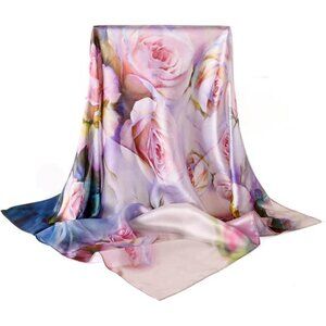 Scarf 35” Square Hair Head Wrap 001